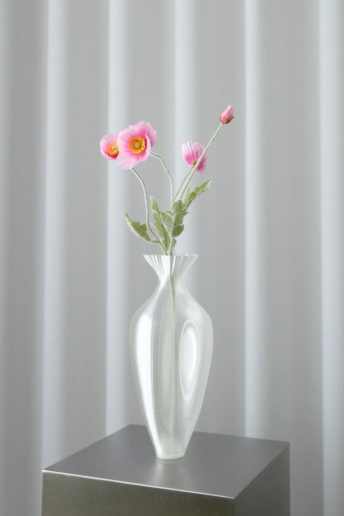 Kunstig valmue - pink